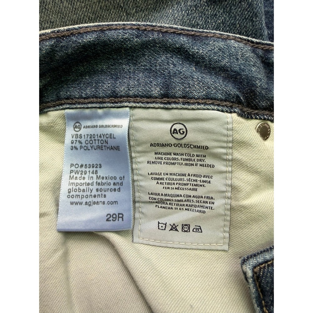 AG Adriano Goldschmied Nolan Ankle Jeans Womens 29R Medium Wash‎ Straight Leg - Picture 5 of 12